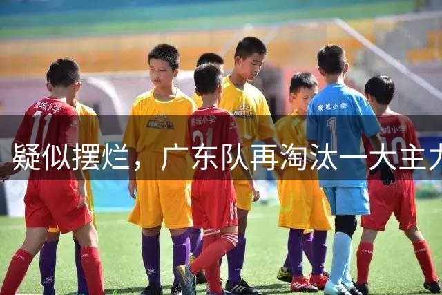 疑似摆烂，广东队再淘汰一大主力，没杜锋真不行，宏远季后赛难了
